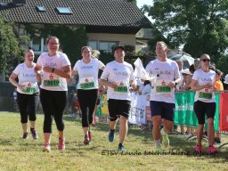 5 km Teamlauf Ziel