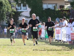 5 km Teamlauf Ziel