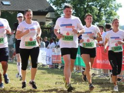 5 km Teamlauf Ziel