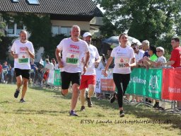 5 km Teamlauf Ziel