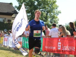 5 km Teamlauf Ziel