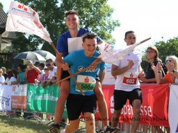 5 km Teamlauf Ziel