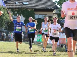 5 km Teamlauf Ziel