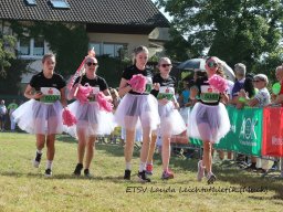 5 km Teamlauf Ziel