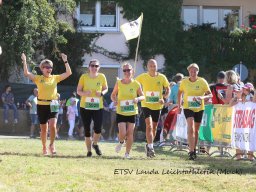 5 km Teamlauf Ziel