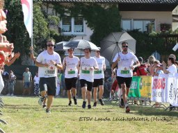 5 km Teamlauf Ziel