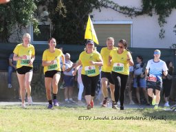 5 km Teamlauf Ziel