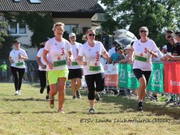 5 km Teamlauf Ziel