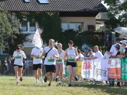 5 km Teamlauf Ziel